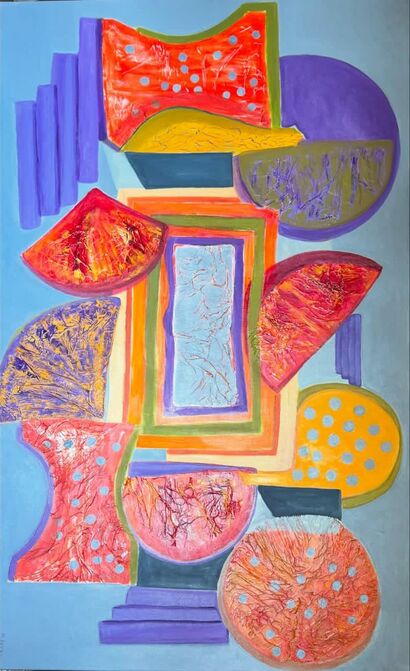 Colorful VII - a Paint Artowrk by Mónica Pecar